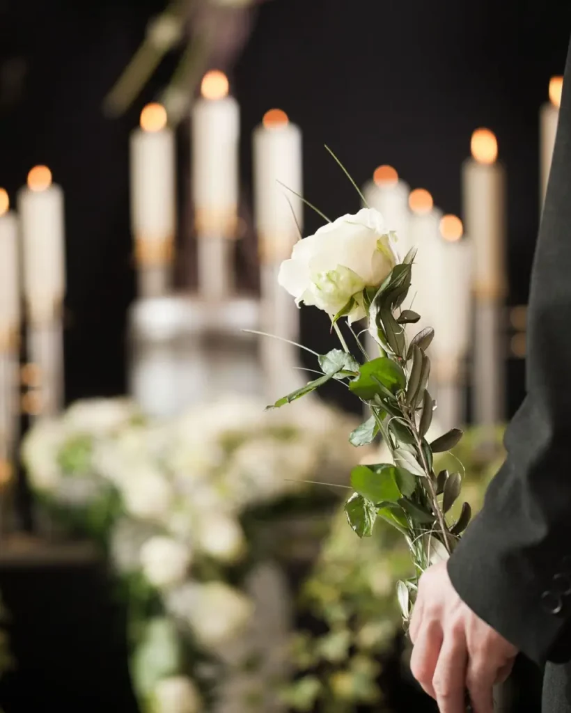 Begravning blommor