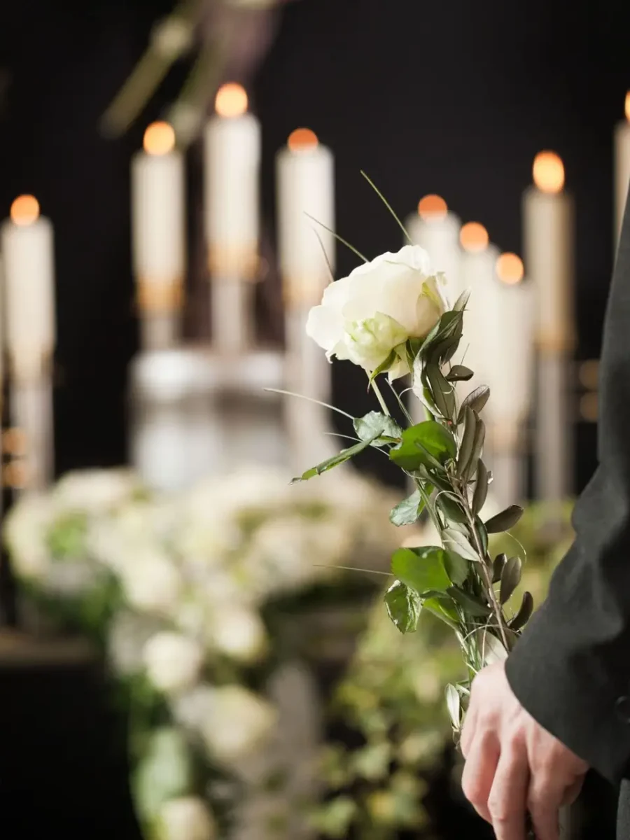Begravning blommor